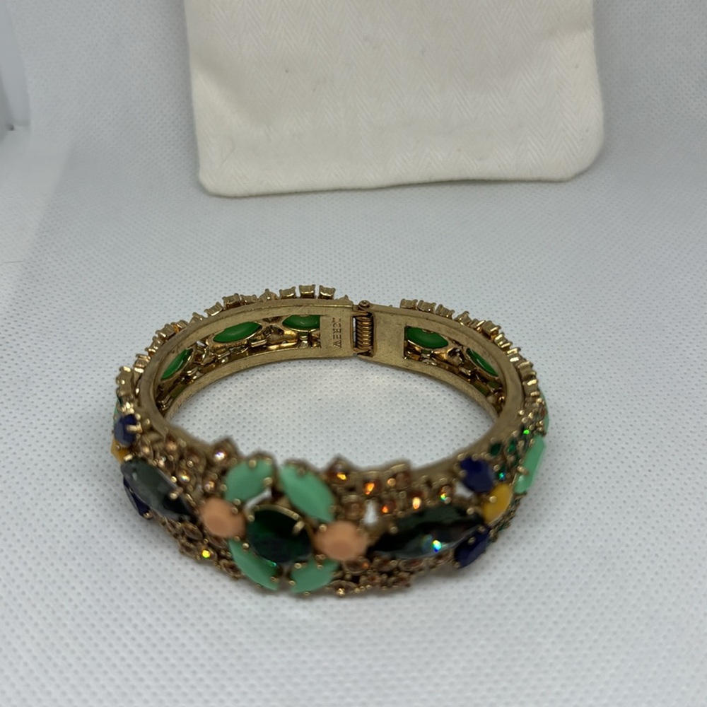 J.Crew Rhinestone Clasp Statement Bracelet - Picture 7 of 7